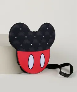 Bolsa Infantil Mickey Preta Único