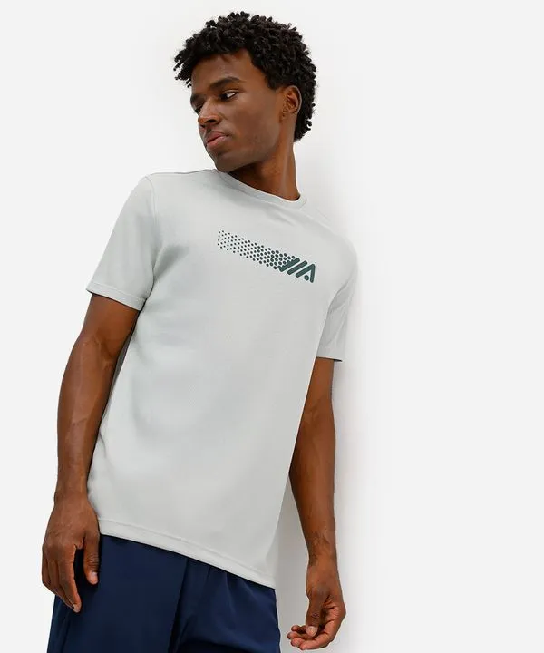 camiseta masculina esportiva manga curta verde G