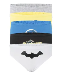 Kit de 5 Cuecas Batman Multicor 6