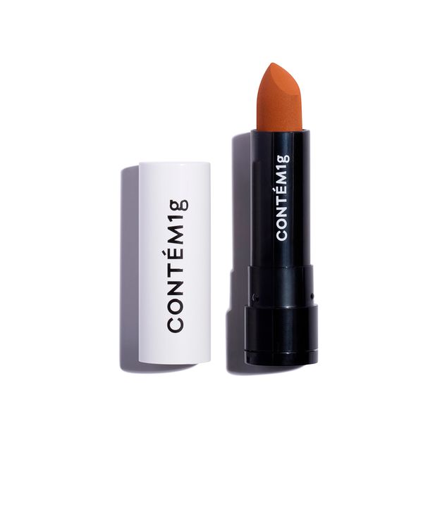 batom matte velvet glam orange contém 1g laranja UNICO