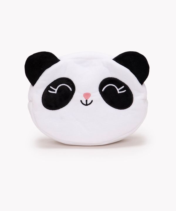 nécessaire de pelúcia panda colorido Único