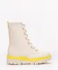 bota coturno infantil molekinha off white 27