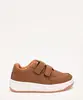 tênis infantil com velcro bege 22