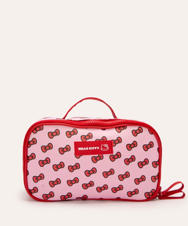 necessaire com lacinho hello kitty rosa UNICO