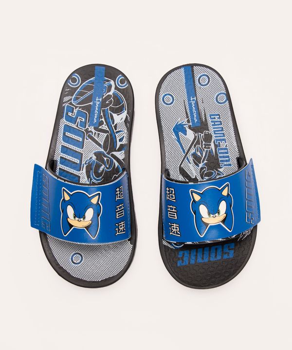 chinelo infantil sonic ipanema preto 30