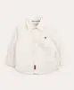 camisa infantil manga longa poá branco 2