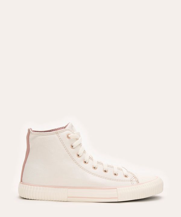 tênis de lona cano alto oneself off white 38