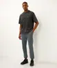 calça jogger de sarja cós com elástico cinza 44