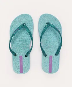 chinelo infantil glitter ipanema azul médio 31-32