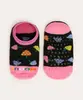 meia infantil sapatilha cogumelos mooui multicor 34-37