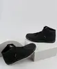Tênis Masculino Ollie Cano Alto com Recortes Preto 42