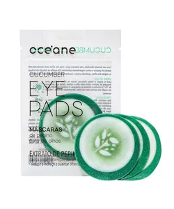 Máscara de Pepino para os olhos Cucumber Eye Pads 10 unidades - Océane único Único