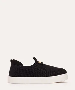 tênis slip on infantil soft pop molekinha preto 24