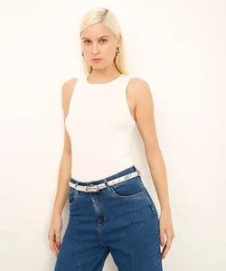 regata de tricot off white G