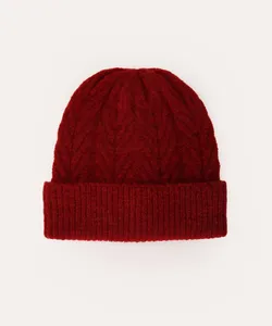 gorro de tricot texturizado vinho UNICO