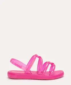 sandália infantil trançada meu sol ipanema rosa 22