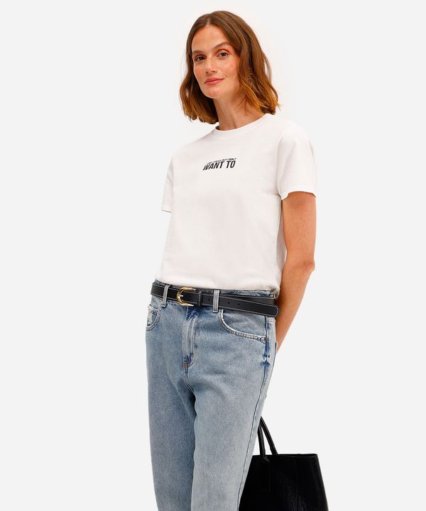 camiseta feminina de algodão friends off white PP