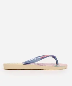 chinelo infantil stitch e amigos havaianas lilás 25-26