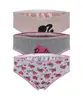 Kit de 3 Calcinhas Barbie Multicor 12