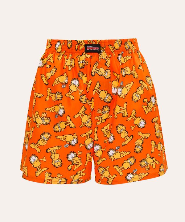 samba canção de algodão garfield laranja GG