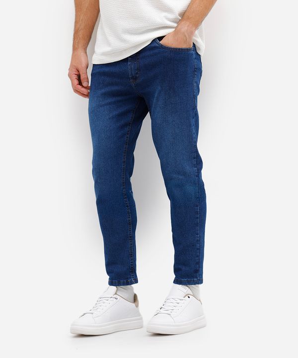 calça slim masculina jeans azul 38