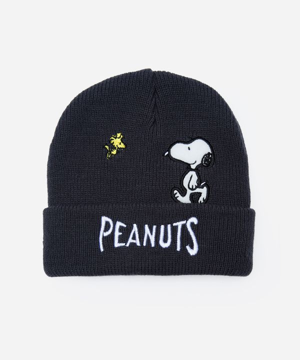 gorro infantil texturizado snoopy cinza UNICO