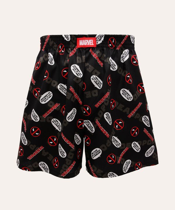 cueca samba canção deadpool preta M