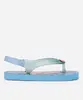 chinelo de dedo infantil dinossauro azul 17-18