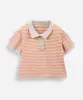 polo infantil de tricot listrada colorido 12