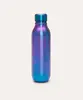 garrafa de metal duo chrome 500ml azul UNICO