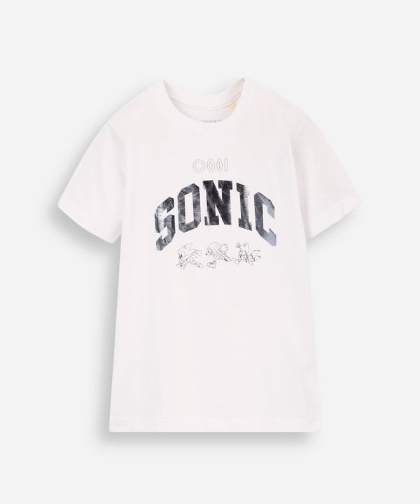 camiseta infantil sonic day off white 4