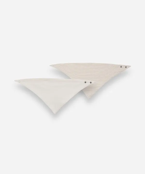 kit de 2 babadores infantis bandana listrado colorido UNICO