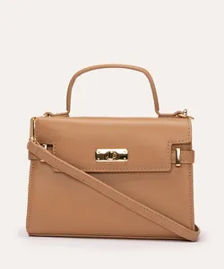 bolsa com alça transversal - nude UNICO