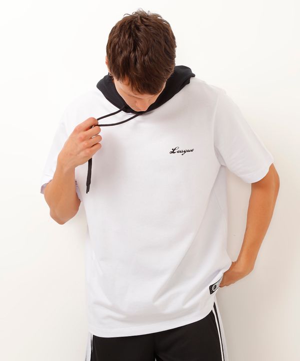 camiseta de moletinho oversized esportiva branco P