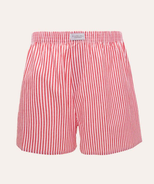 cueca samba canção listrada de algodão vermelho G