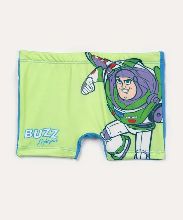 sunga boxer infantil buzz lightyear proteção uv colorido 3