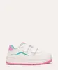 tênis infantil cano baixo velcro branco 22