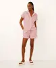 short com elástico e bolso vermelho 40