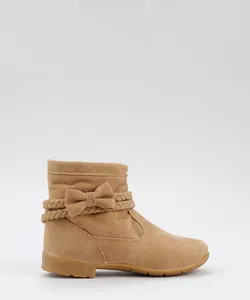 Bota com Laço Caramelo 26