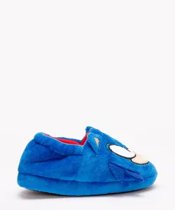 pantufa infantil sonic azul 27-28