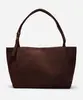 bolsa shopper de suede marrom UNICO