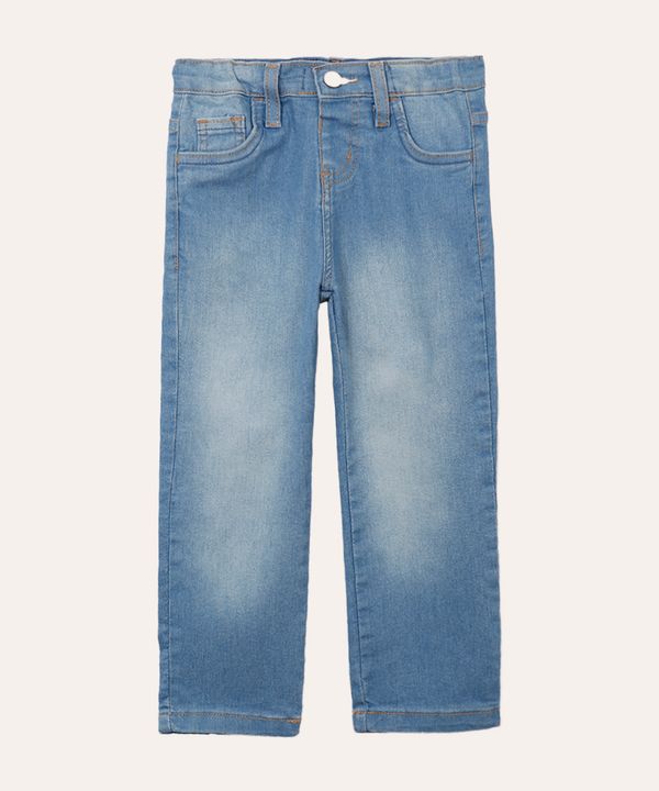 calça jeans slim infantil azul claro 5