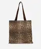 ecobag de algodão animal print marrom UNICO