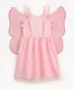 camisola infantil fada com asas rosa claro 2