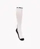 meia cano alto esportiva branco 39-43