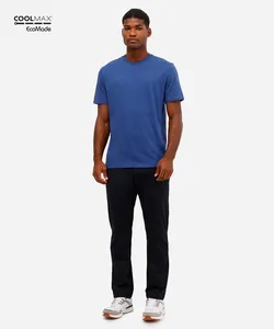 calça reta masculina de alfaiataria coolmax preta 40