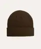 gorro de tricot com dobra verde UNICO