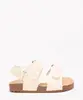 sandália infantil birken corações off white 25