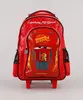 Mochila Escolar Infantil Relâmpago McQueen Carros com Rodinhas Vermelho Único