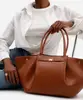 bolsa shopper com alça estruturada mindset marrom UNICO
